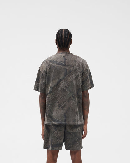 Initial Overdye Realtree® Oversized T-Shirt - Overdyed Black