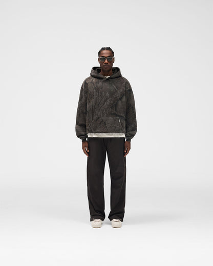 Initial Overdye Realtree® Oversized Hoodie - Overdyed Black
