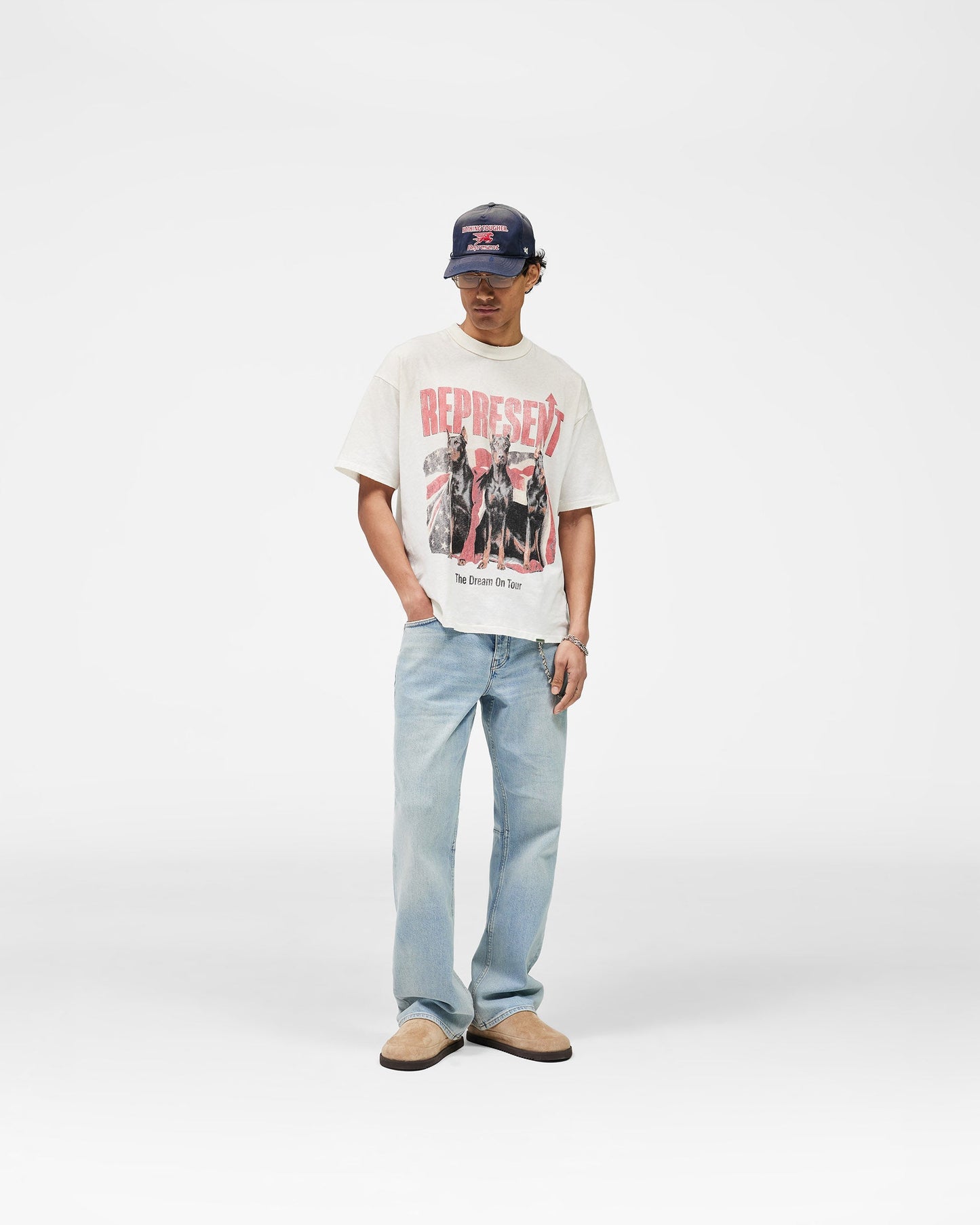 Dream On Tour T-Shirt - Washed Ecru