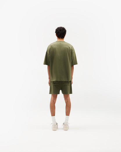 Initial Mesh Shorts - Army Green