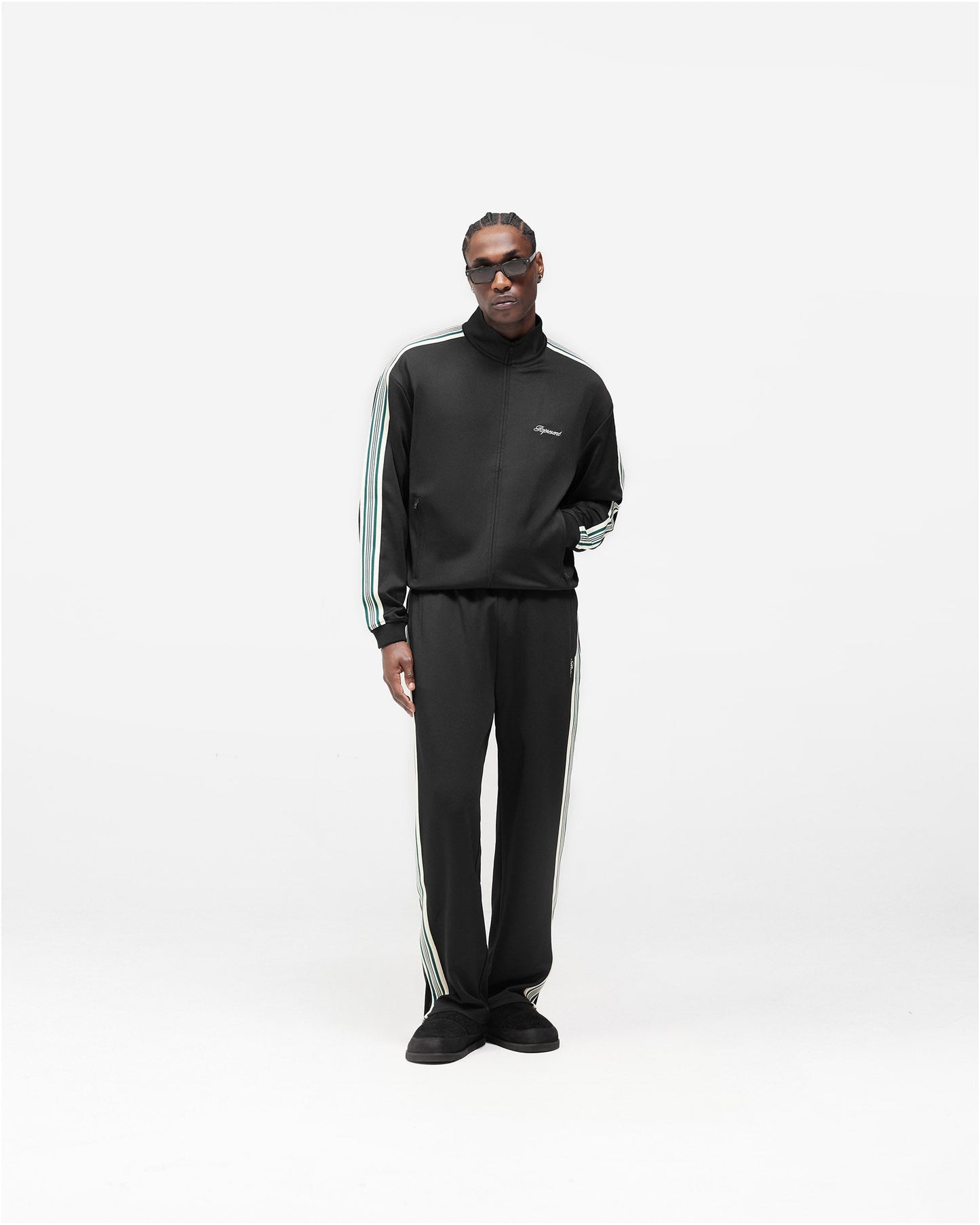 Taped Track Jacket - Jet Black