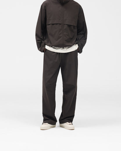 Initial Nylon Track Pant - Coffee